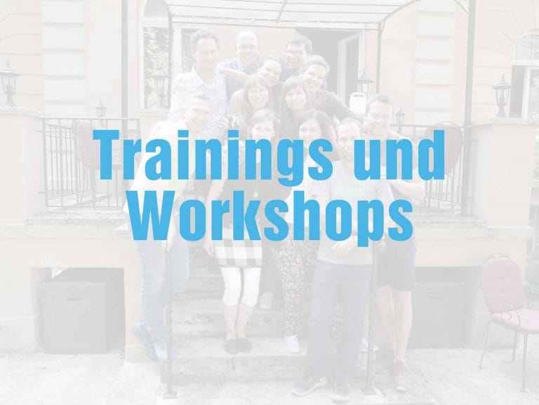 trainings und workshops -