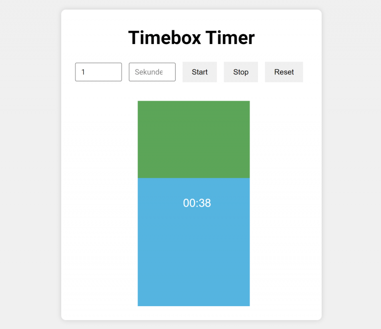 Timebox Timer